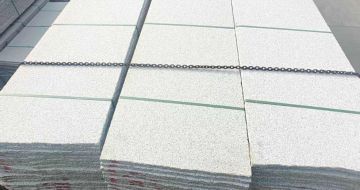 濮阳芝麻白毛板，石材毛板