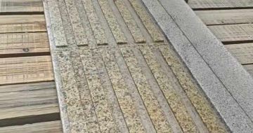 濮阳黄金麻盲道石 盲条