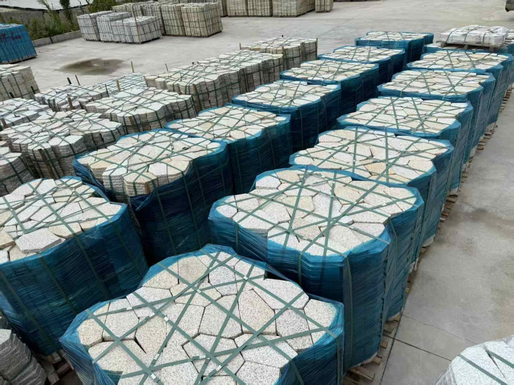 濮阳黄金麻冰裂纹 碎拼