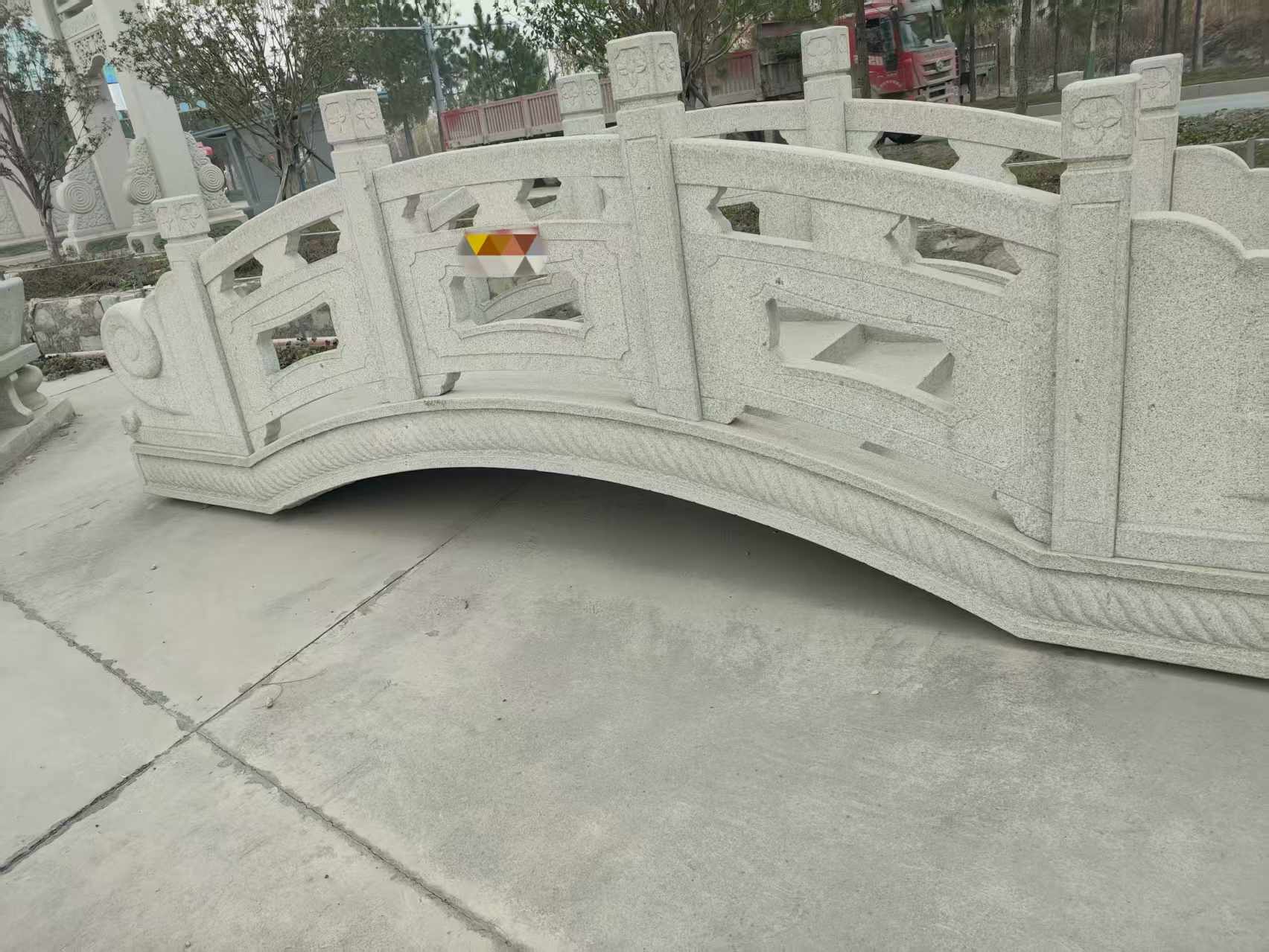 濮阳芝麻白拱桥，石桥