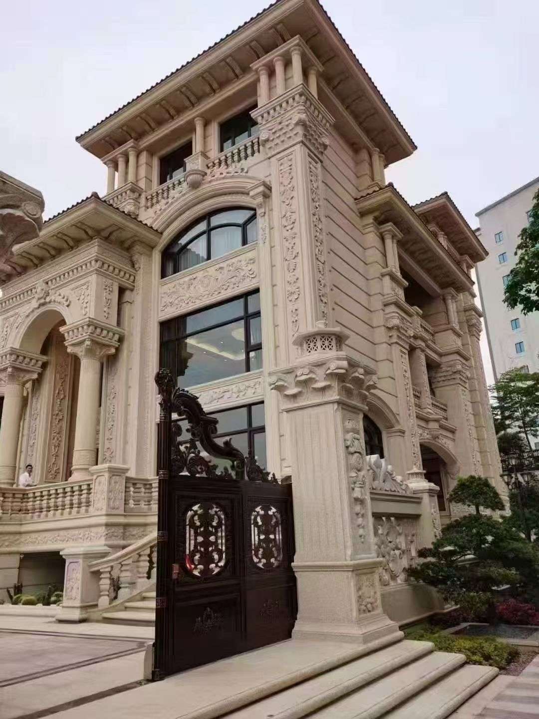濮阳黄金麻别墅外墙异形定制