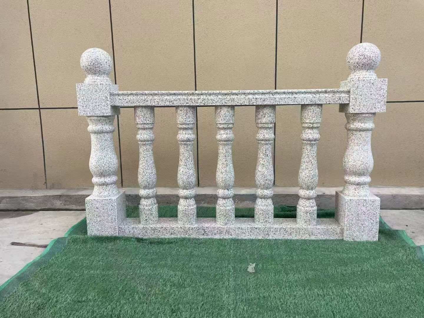 濮阳芝麻白阳台栏杆 花岗岩栏杆