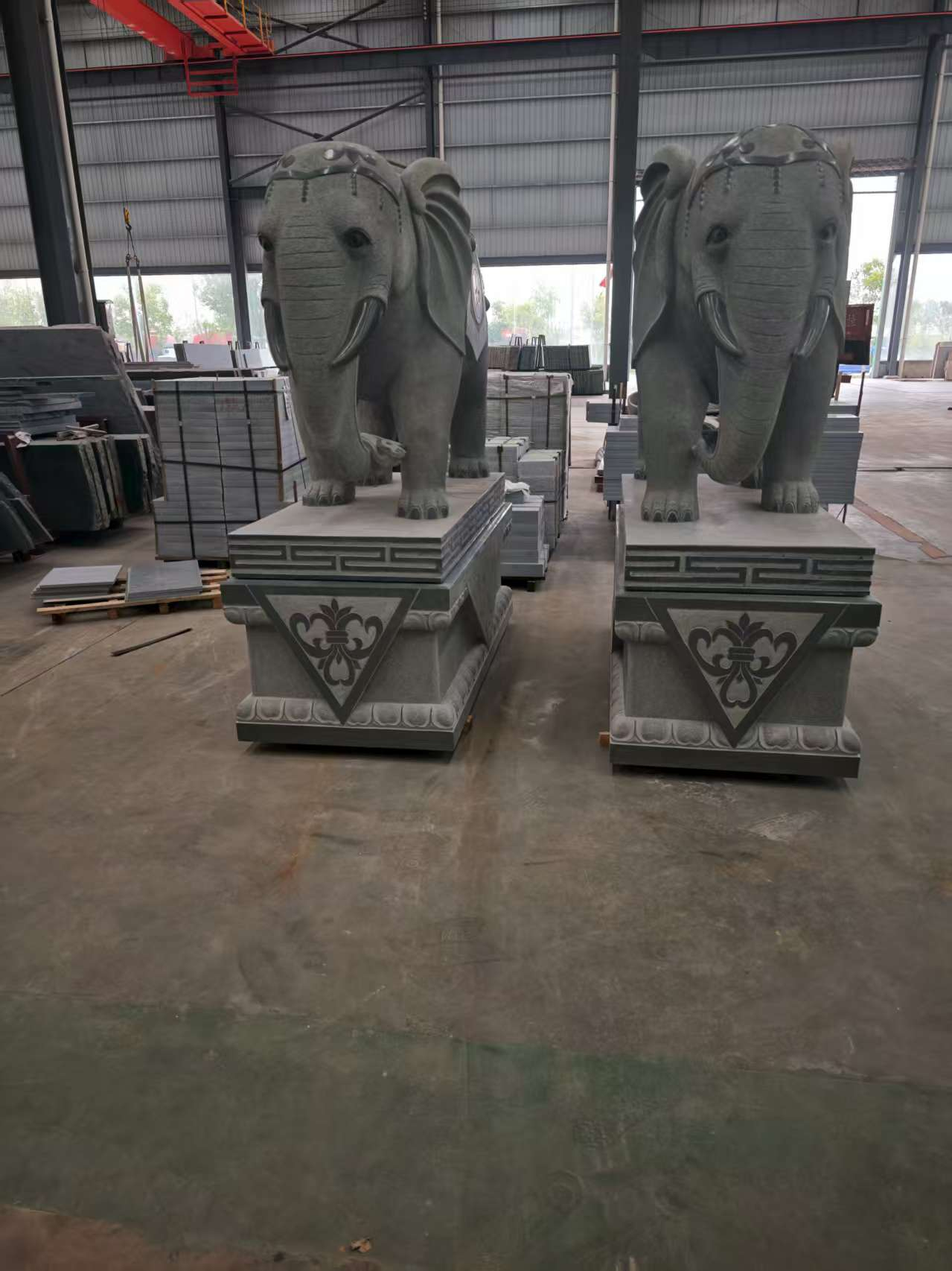 濮阳芝麻灰花岗岩对象 芝麻白芝麻灰大象